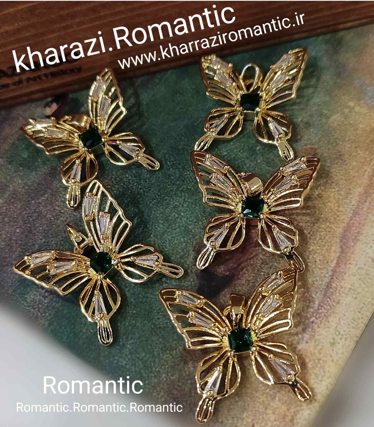 Screenshot_۲۰۲۵۰۸۱۲_۲۲۴۱۱۴_Instagram آویز استیل زیورآلات پروانه - Image 1