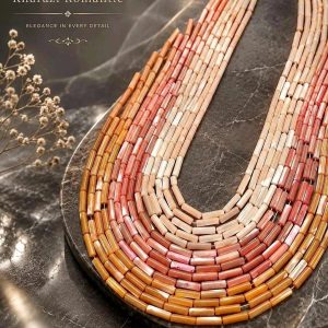 ریسه صدف لوله ای رنگی