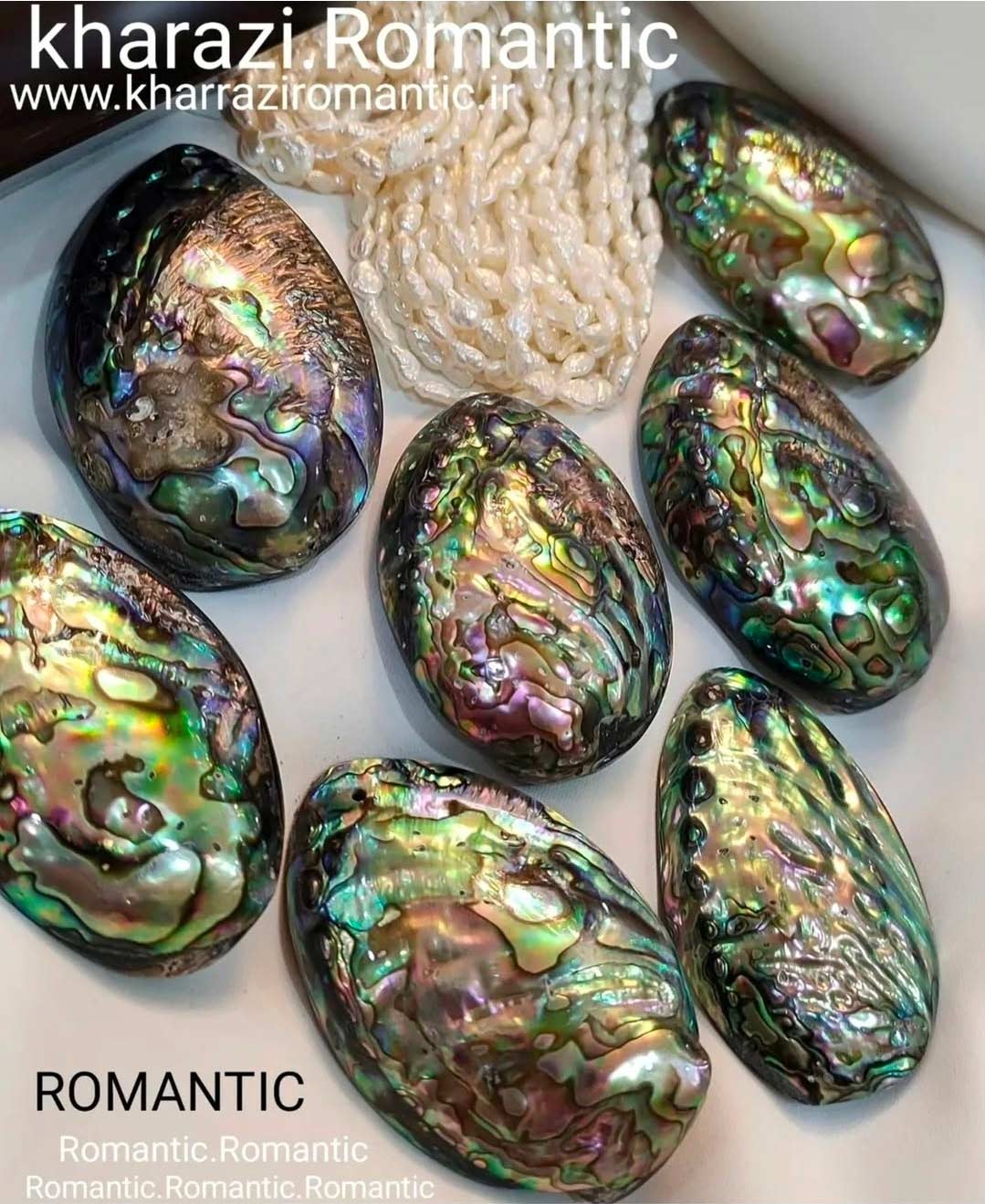 Screenshot_۲۰۲۵۱۱۱۳_۰۲۰۳۴۷_Instagram صدف آبالون طبیعی مدل تخم مرغی - Image 1