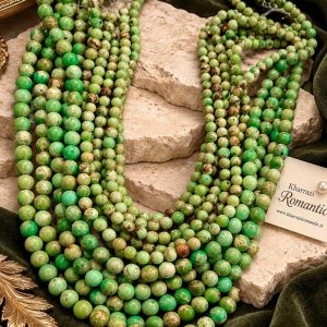 ریسه سنگ فیروزه آفریقایی سبز