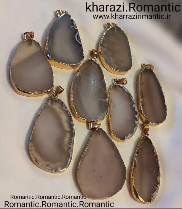 آویز سنگ عقیق راف 12 - Image 1