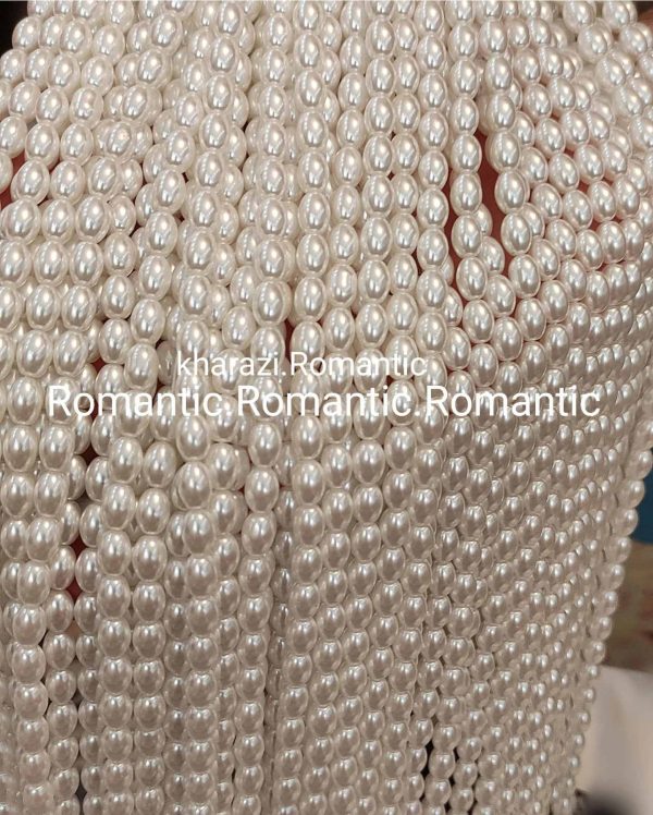 مروارید شل ریسه ای بیضی گندمی - Image 1