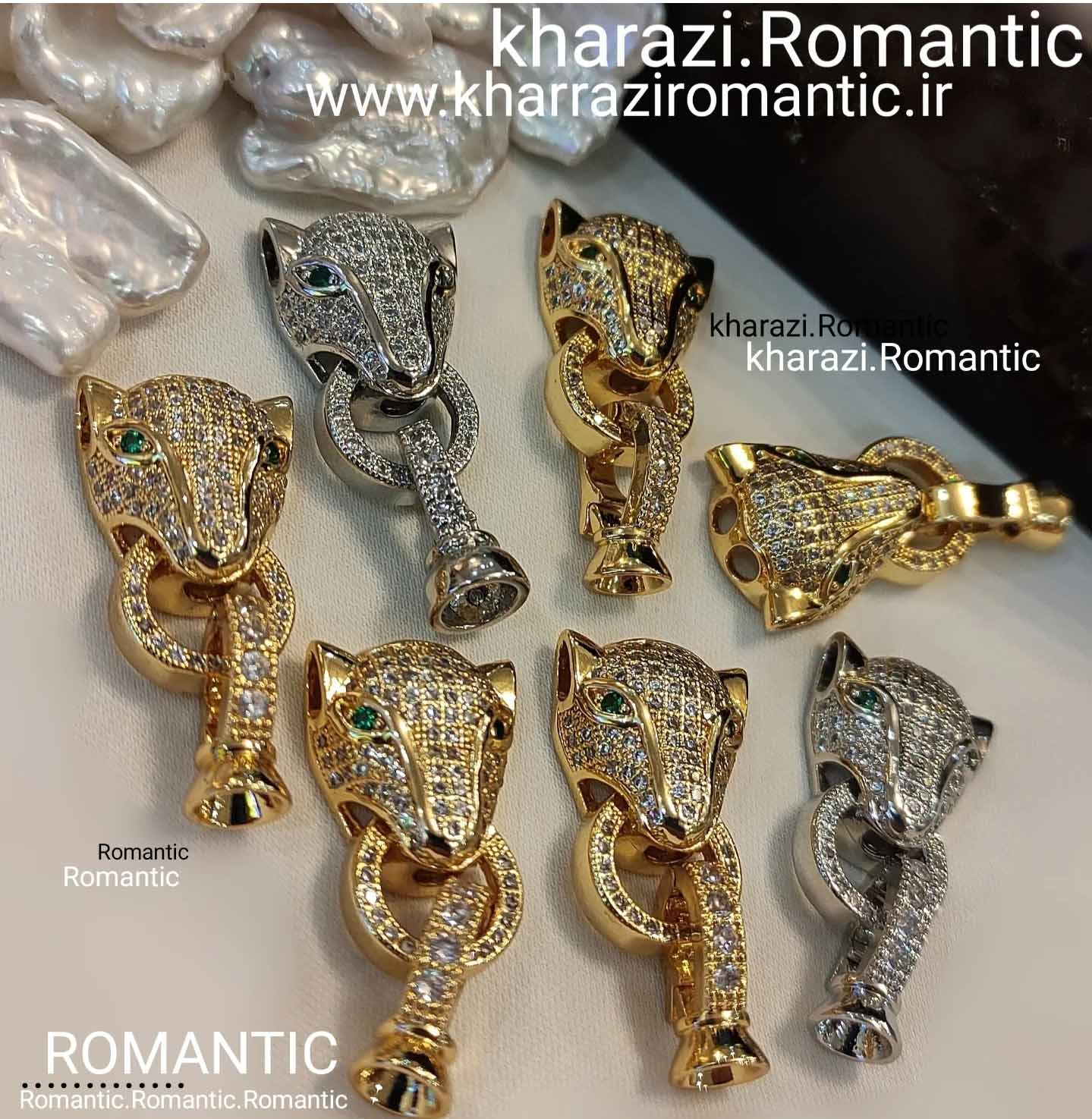 Screenshot_۲۰۲۵۰۹۱۷_۰۱۰۰۳۵_Instagram قفل سواروسکی تایگر نگین دار - Image 1