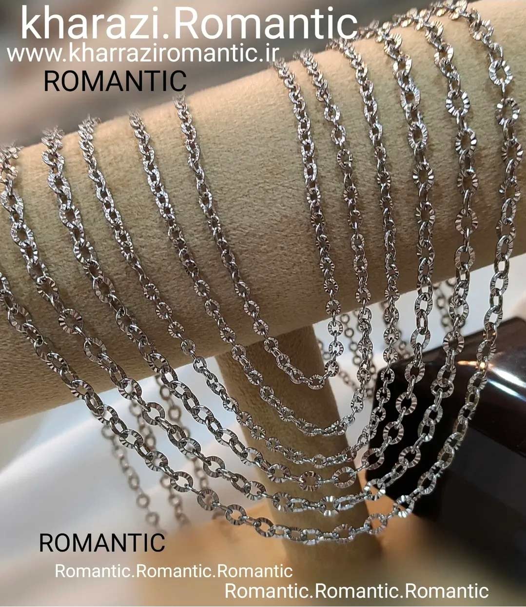 Screenshot_۲۰۲۵۱۱۰۹_۱۲۳۲۵۷_Instagram زنجیر استیل حلقه تراش نقره ای - Image 1