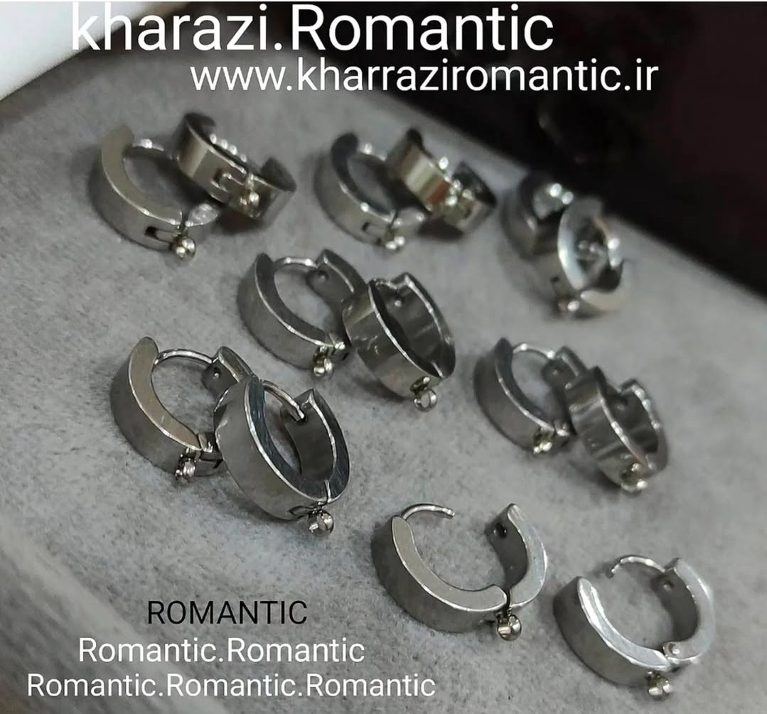 Screenshot_۲۰۲۵۱۲۲۵_۲۳۲۸۳۷_Instagram گوشواره استیل مدل حلقه دار نقره ای - Image 1