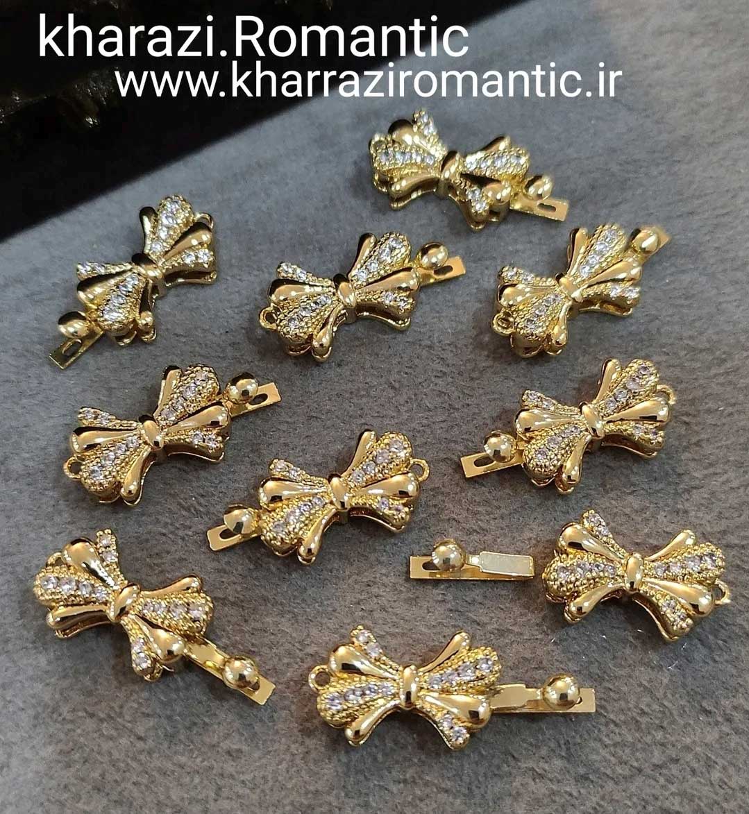Screenshot_۲۰۲۶۰۲۲۲_۱۶۴۲۰۳_Instagram قفل استیل کشویی پاپییون نگین دار - Image 1
