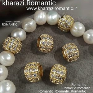 بین کاری استیل نگین دار سایز 10