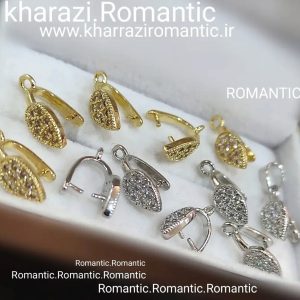 گیره پاپیونی استیل نگین دار